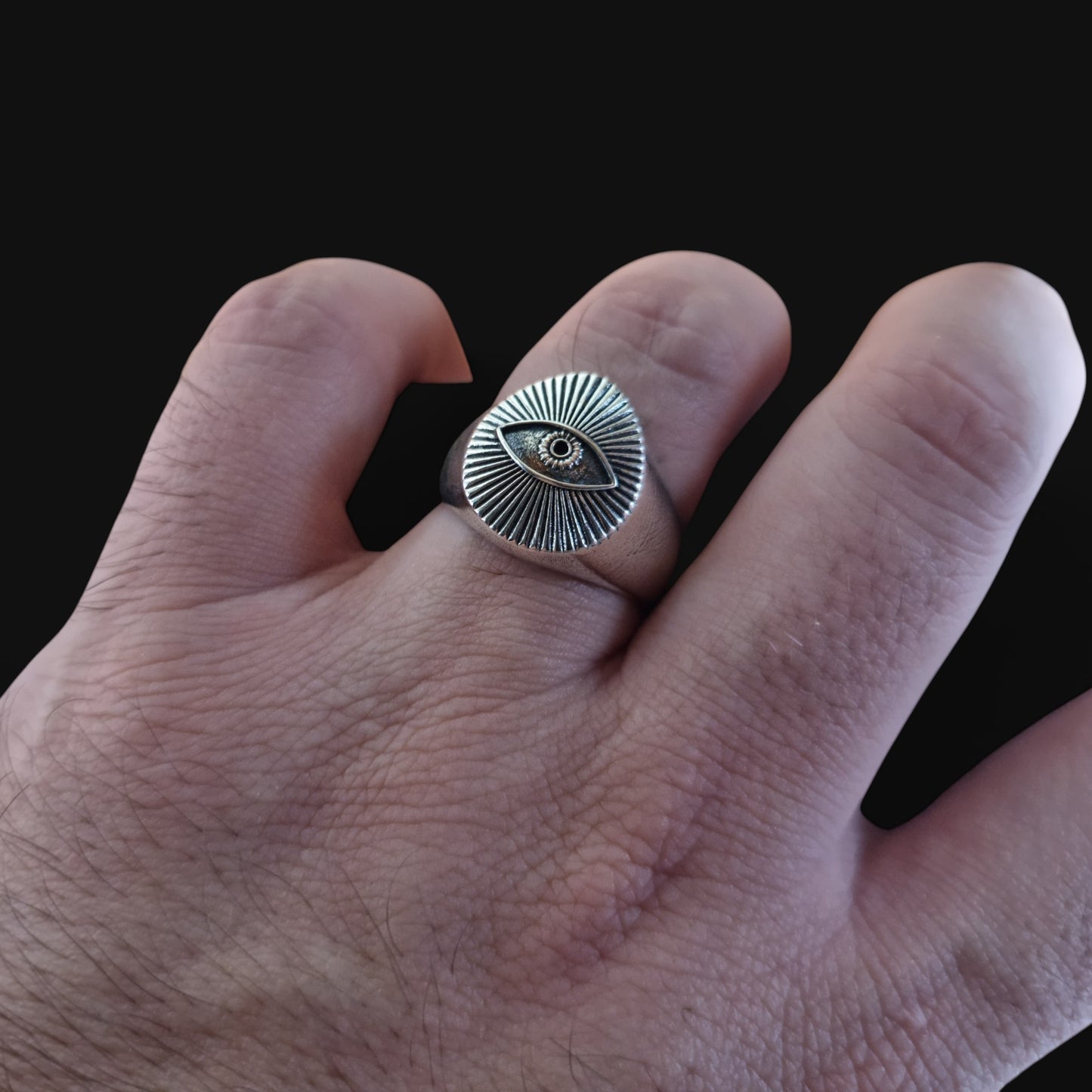Silver Eye Ring