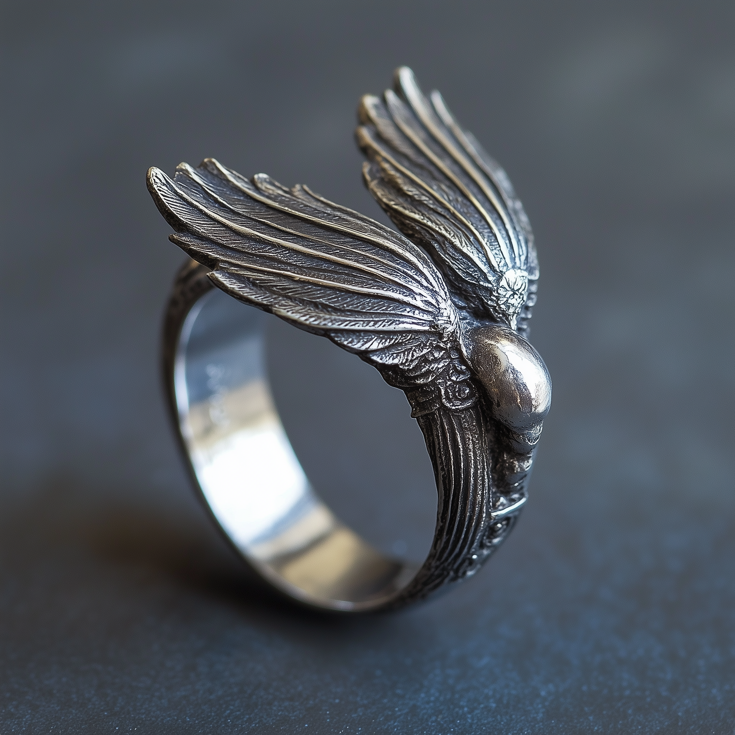 Silver Wing Ring