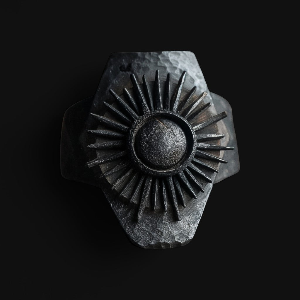 Antique Black Sun Ring