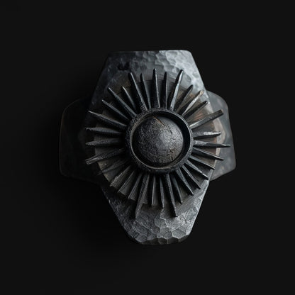 Antique Black Sun Ring