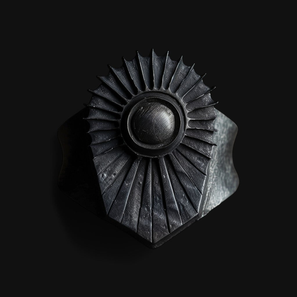 Antique Black Sun Ring