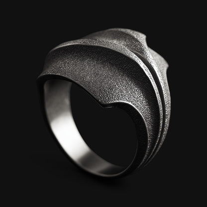 Brutalist Fluid Ring