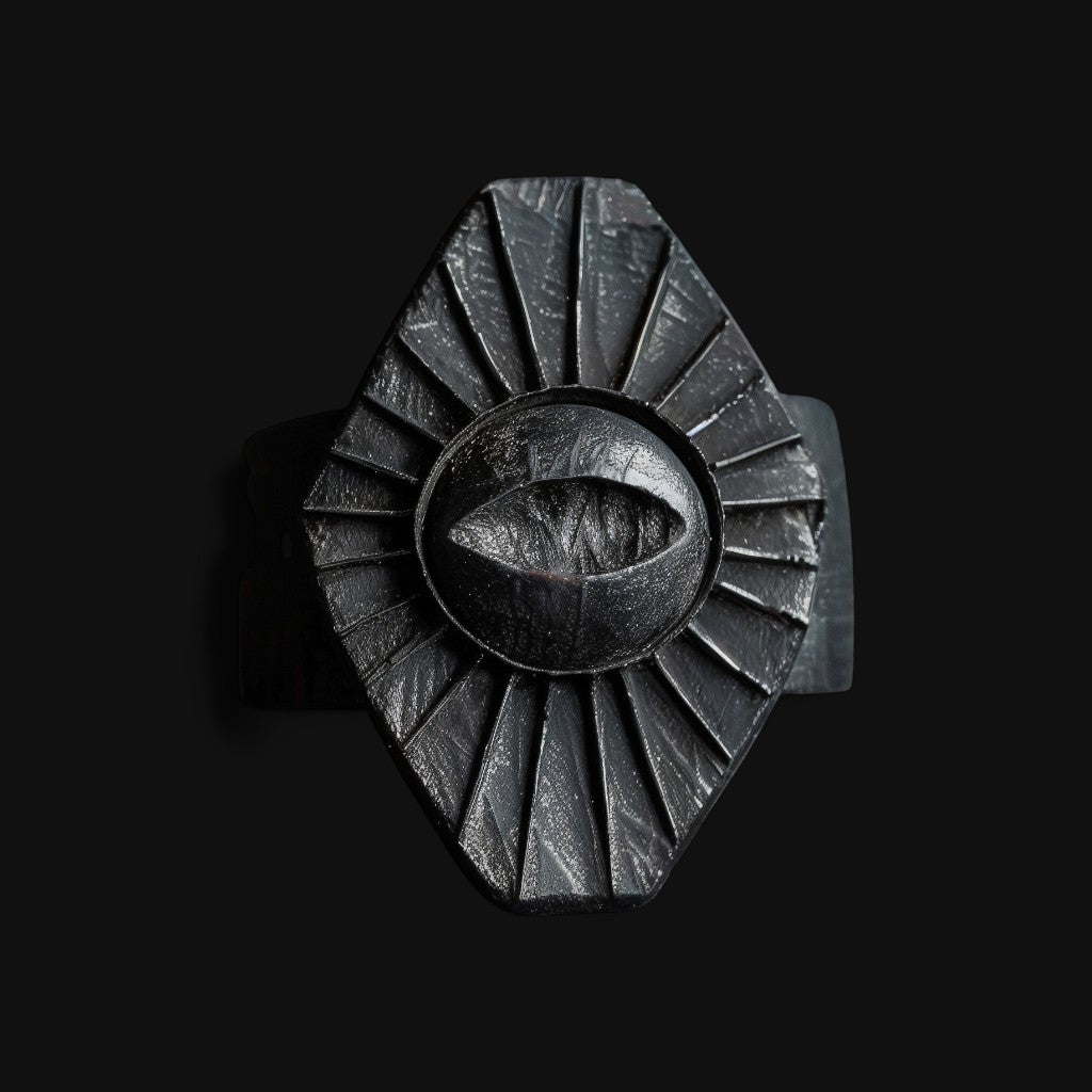 Antique Black Sun Ring