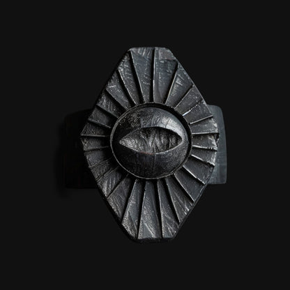 Antique Black Sun Ring