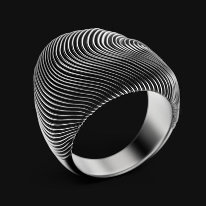Fluid Silver Ring
