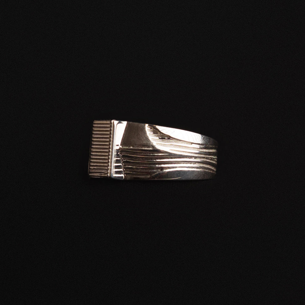 Geometric Silver Ring