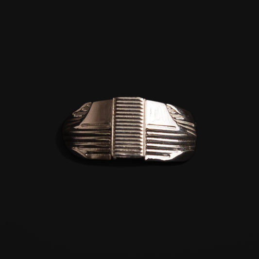 Geometric Silver Ring