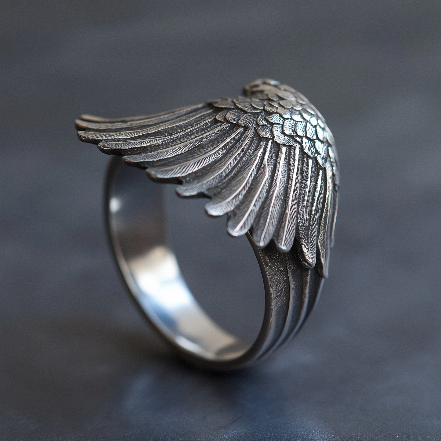 Silver Wing Ring