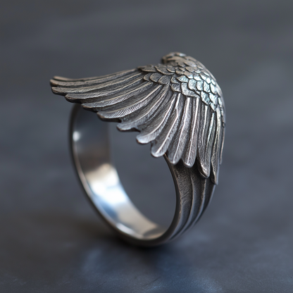 Silver Wing Ring