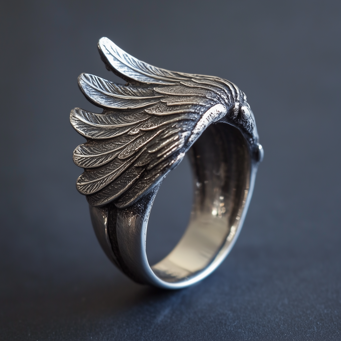 Silver Wing Ring