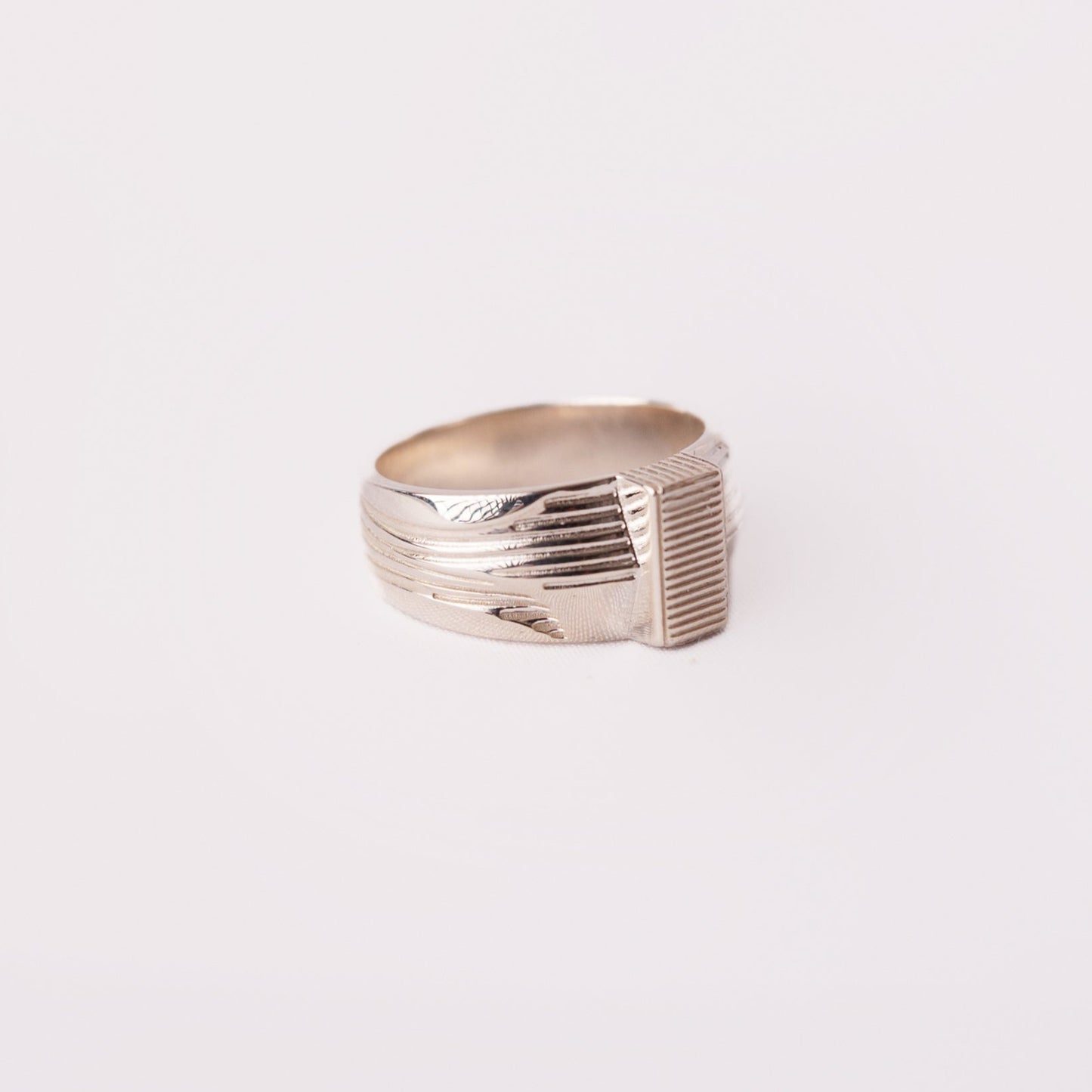 Geometric Silver Ring