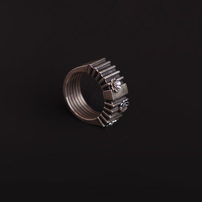 Japanese inspired cherry blossom ring