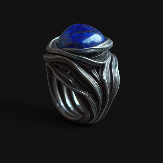 Labradorite Organic Ring