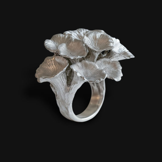 Organic Silver Ring