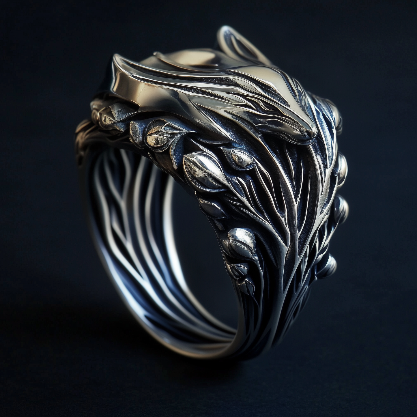 Silver Fox Ring