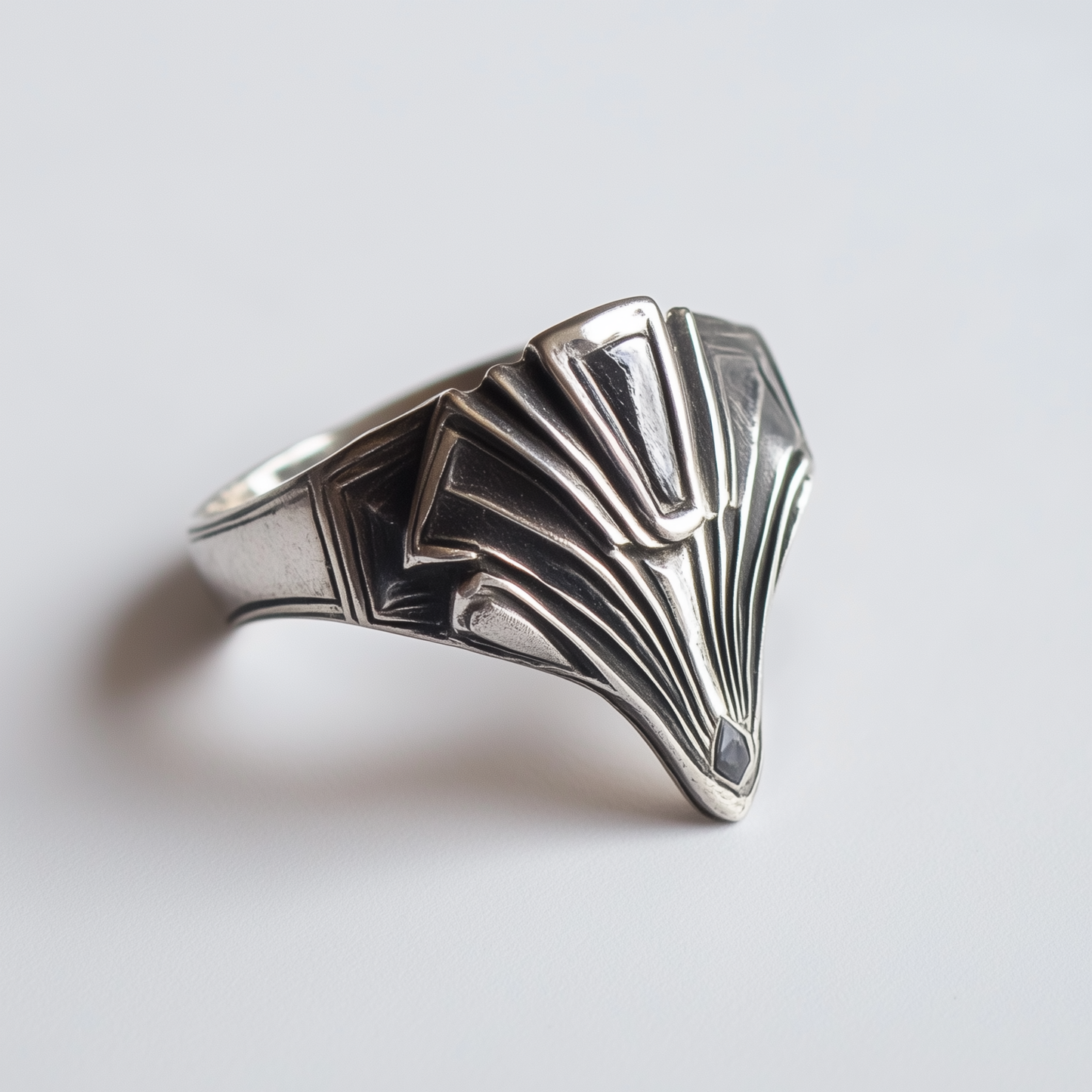 Art Deco Silver Ring
