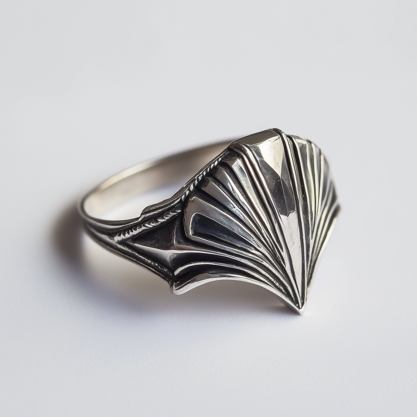 Art Deco Silver Ring